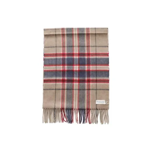 JOHNSTONS OF ELGIN Кашемир Вязаные Шарфы Женские Бежевый