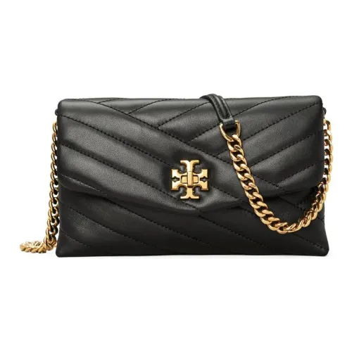 TORY BURCH Kira (Красный) Lambskin Wallet Crossbody Bag Mini Women's Black Black Gold
