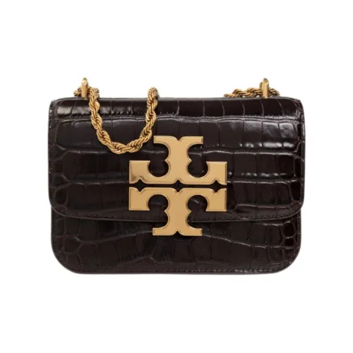 TORY BURCH ELEANOR Телячья кожа Сумка через плечо Сумка на плечо Стандартная Женская Коричневая