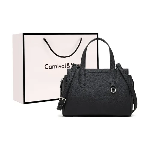 Carnival Keep Сумка из натуральной коровьей кожи стандартная женская черная коричневая серая