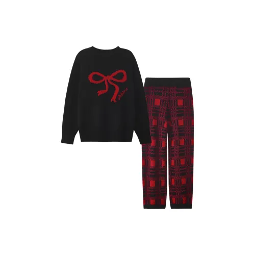 PBENO PD Пижамный комплект женский красный