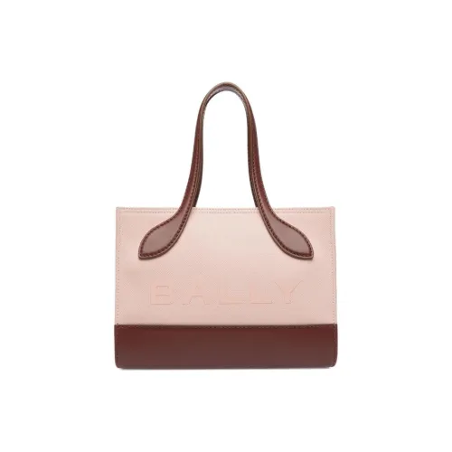 BALLY Кожа Тоут Сумка Сумка для покупок Мини Сумка Женская Светло-розовая