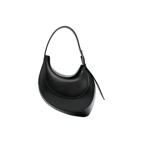 Mugler Телячья кожа Сумка Сумка через плечо Маленькая Женская Черная