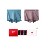 Коробка 2 пачки (серо-голубой + красно-коричневый)