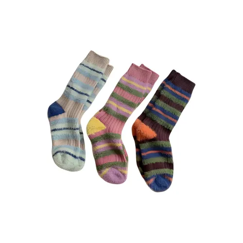 Inside the orange Носки Crew Женские 3 пачки Смешанные цвета