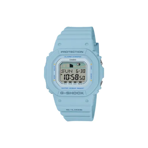 CASIO Кварцевый механизм Смольный ремешок Женские часы Серый циферблат