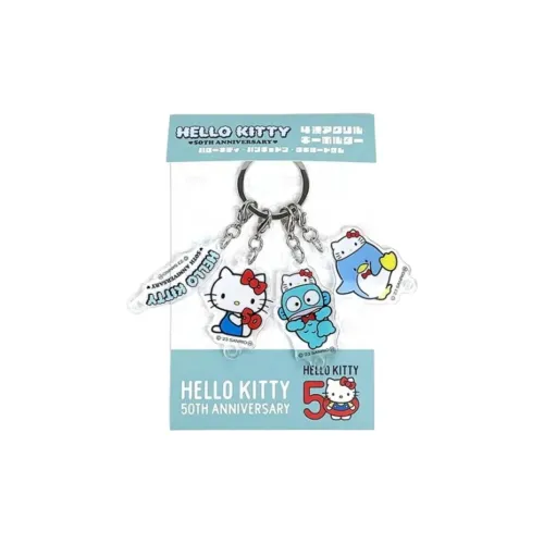 Sanrio Characters 50th 4 Штуки Акриловые Кольца для Ключей Сделано в Японии Подвески с Тематикой Аниме