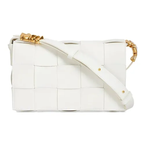 Bottega Veneta Телячья кожа Сумка через плечо Женская Белая