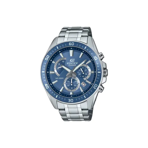 CASIO Edifice Collection Кварцевый механизм нержавеющая сталь ремешок мужские часы синий циферблат