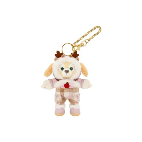Disney Shanghai Disney 2024 Winter Duffy and Friends Collection CookieAnn Куклы Плюшевый Брелок 13,5 см Высота