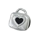 Серебристо-черное сердце