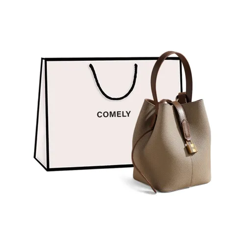 COMELY Сумка через плечо из коровьей кожи с синтетической кожей сумка обычного размера женский слоновая серый