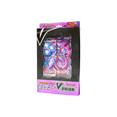 Карта Pokémon Game Игральные карты Game Sword Shield Особенный Картхолдер Мьюту V UNION Карты для дуэлей Целая коробка