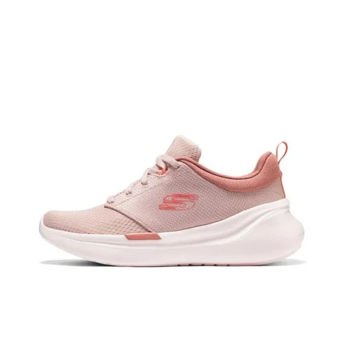 Skechers Sport Износостойкий Дышащий Низкий Топ Casual Женский Светлый Камео Коричневый