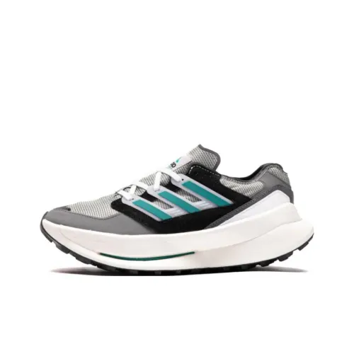 Adidas Low Топ Беговые кроссовки Унисекс Черный Серый Зеленый