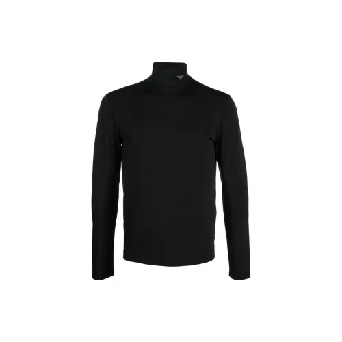 PRADA Мужские черные T-рубашки