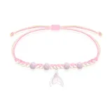 Браслет "Русалка" розового цвета