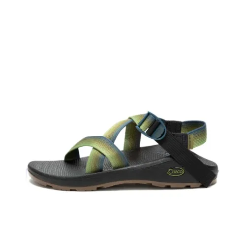 Chaco Пляжные сандалии Мужские Черные Зеленые