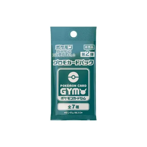 Карта Pokémon Game Scarlet and Violet 'Рекламная карточка HOLDER Вторая ЭДИЦИЯ' Карты для дуэлей Одиночная пара