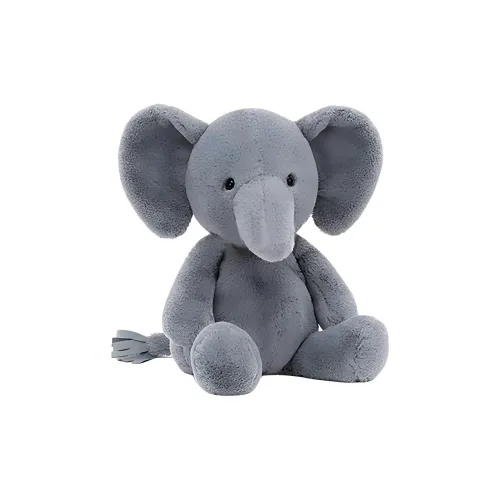 JELLYCAT Jungle Animal Collection Супер SOFTIES Nibas Слон Синий Куклы Плюшевая кукла 24 см Высота