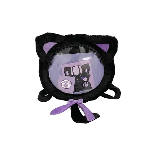 Kaka Tree Плюшевый Рюкзак Унисекс Черный Розовый Синий