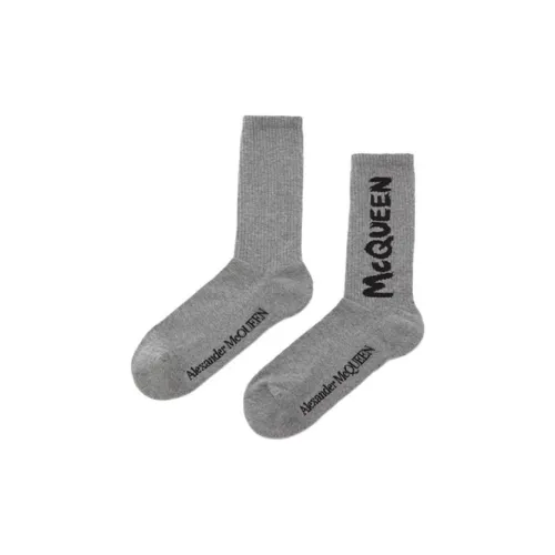 Alexander McQueen SS22 Носки Crew Мужские 1 Пачка Серые