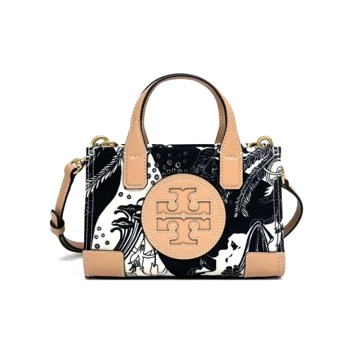 TORY BURCH Ella Нейлон Тоут Сумка Сумка для покупок Сумка через плечо Сумка Мини Женская Черная