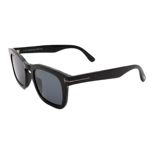 TOM FORD Пластик Квадратные Солнцезащитные очки Мужские Черные