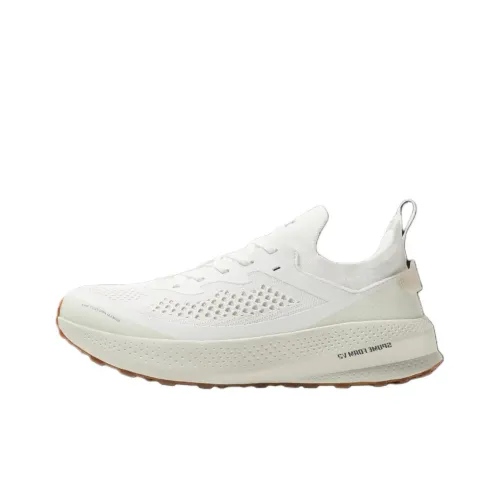 ZARA Беговые кроссовки Low Top Белые Мужские
