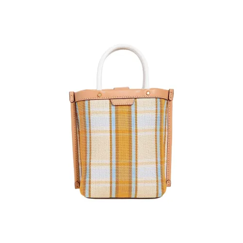 TORY BURCH Perry Искусственная кожа Тоут Сумка Сумка для покупок Сумка Сумка через плечо Сумка через плечо Мини Женская Желтая