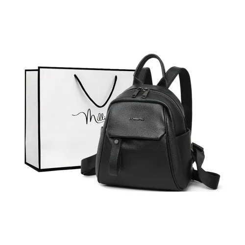 MILLIE'S Рюкзак из коровьей кожи с синтетической кожей стандартный женский черный