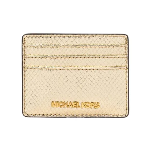 MICHAEL KORS Jet Set Travel ПУ (полиуретан) Держатель для карт Большой Женский Светлый Золото