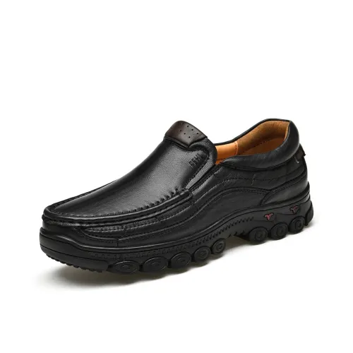 PEHL Повседневные кожаные туфли с низким верхом мужские