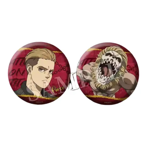 BOOM COMIC Attack on Titan FINAL SEASON Prism Transformation Значки