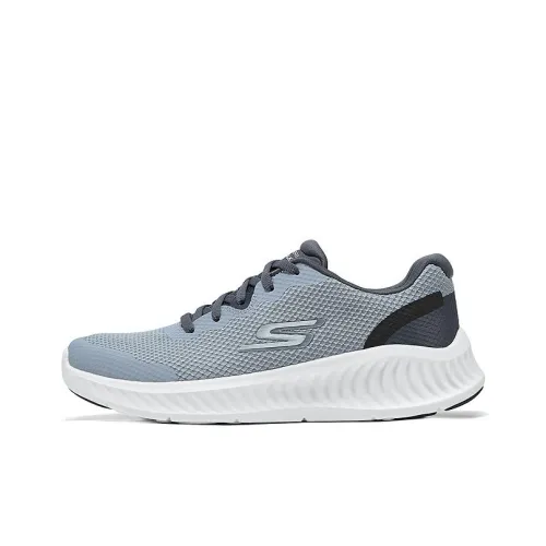 Skechers MEN'S GO WALK Устойчивый к истиранию Дышащий Отводящий влагу Низкий Топ Беговые кроссовки Мужские Серый