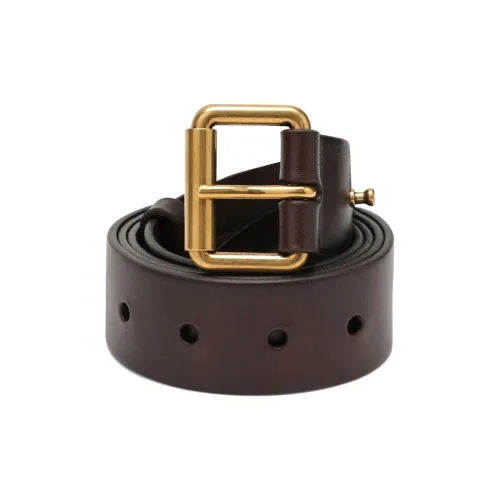 SAINT LAURENT Кожаные ремни Мужской Коричневый