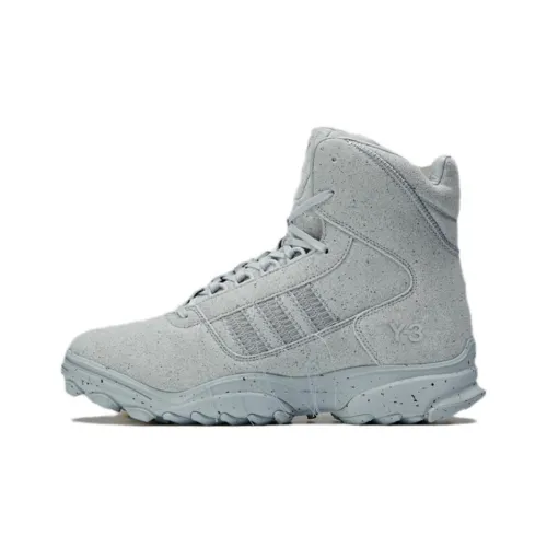 Y 3 GSG9 Slip-resistant Abrasion-resistant High Top Casual Shoes Unisex Gray Y 3 GSG9 Противоскользящие Износостойкие Высокие Топы Повседневная Обувь Унисекс Серый
