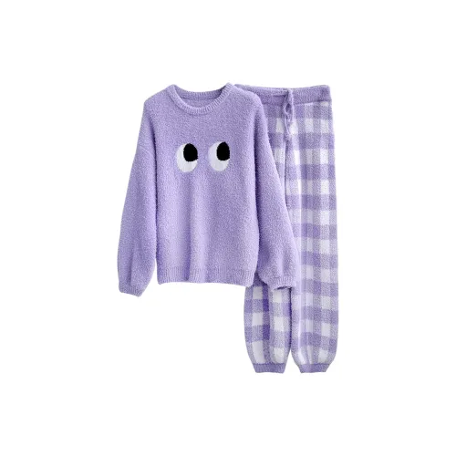 LEZIYUN Пижамный комплект женский фиолетовый