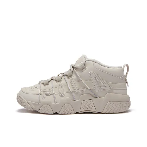 FILA FUSION Винтажные баскетбольные кроссовки MID Топ Овсяный/Тропический Желтый Мужской