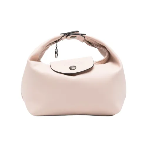 LONGCHAMP Le Pliage Xtra Корова Кожа Lunch Box Сумка Tofu Сумка Mini Женская Телесный