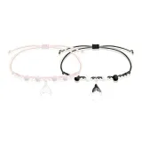 (Black White 1 Pair) Mermaid Bracelet  
(Черный Белый 1 Пара) Браслет Русалка