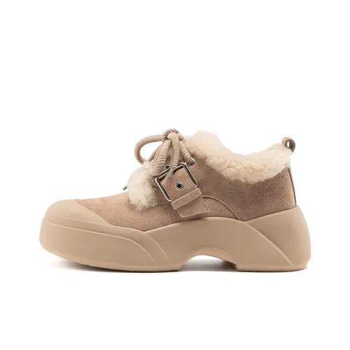 AOKANG Противоскользящий Устойчивый к износу Регулируемый рост Термический Низкий Топ Casual Женский Абрикос