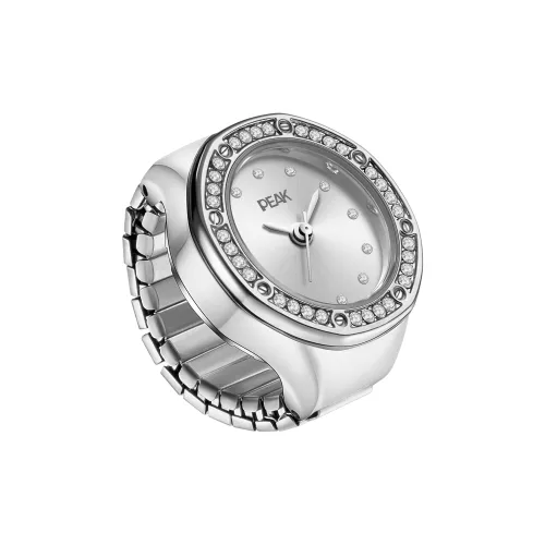 PEAK Long-lasting Collection Кольцо Кварцевый механизм Нержавеющая сталь Ремешок Часы Унисекс Белый циферблат