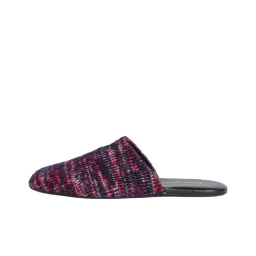 MIU MIU Домашние тапочки Женские Red