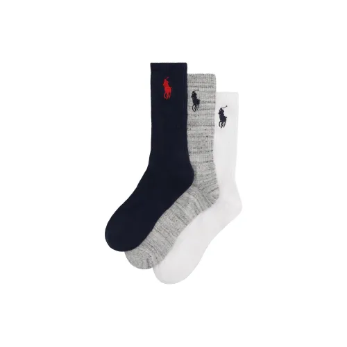 Polo Ralph Lauren Носки Crew Мужские упаковка из 3 пар