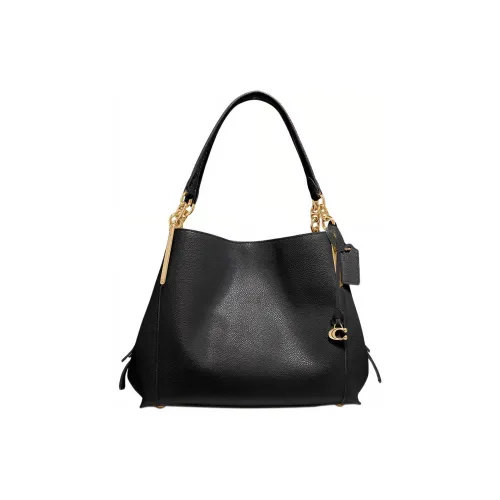 COACH DALTON Кожа Сумка через плечо Сумка Женская Черная