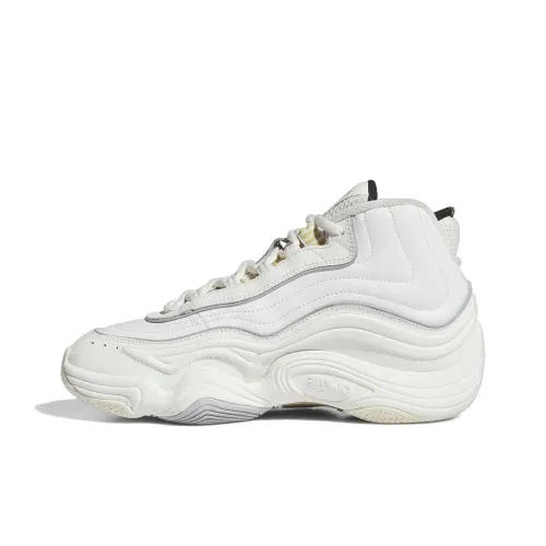 Adidas Crazy 98 Slip-resistant Abrasion-resistant High Top Basketball Shoes Unisex White Adidas Crazy 98 Противоскользящие Устойчивые к истиранию Высокие Баскетбольные Кроссовки Унисекс Белые