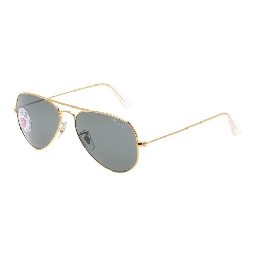 RayBan Металл Aviator Солнцезащитные очки Унисекс Золото
