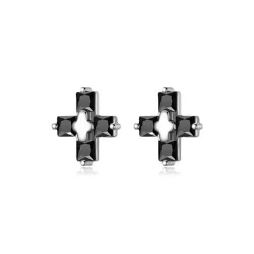 Shang Yinfu Сплав Циркон с 925 пробы стерлингового серебра серьги-гвоздики булавка женские