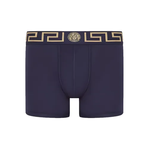 VERSACE Боксеры Мужские Темно-Синие